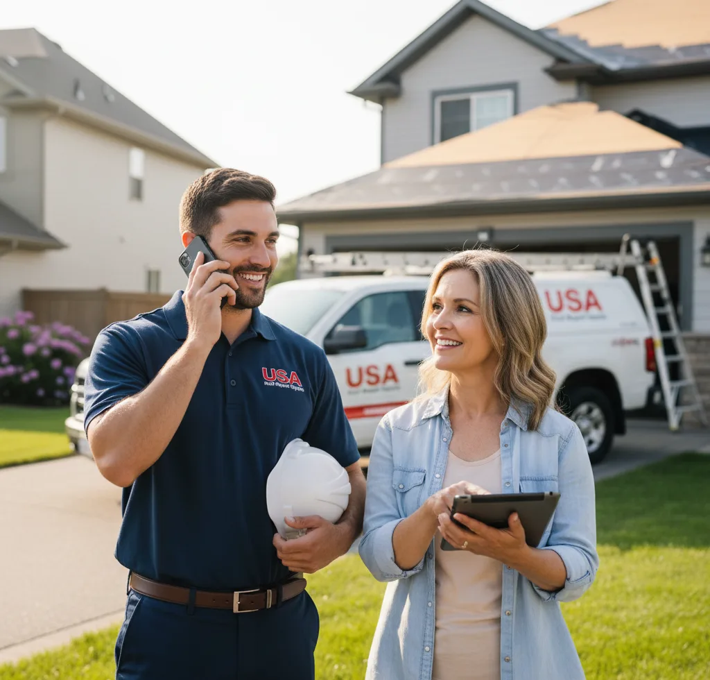 USA Roof Repair Experts customer support in Gregory